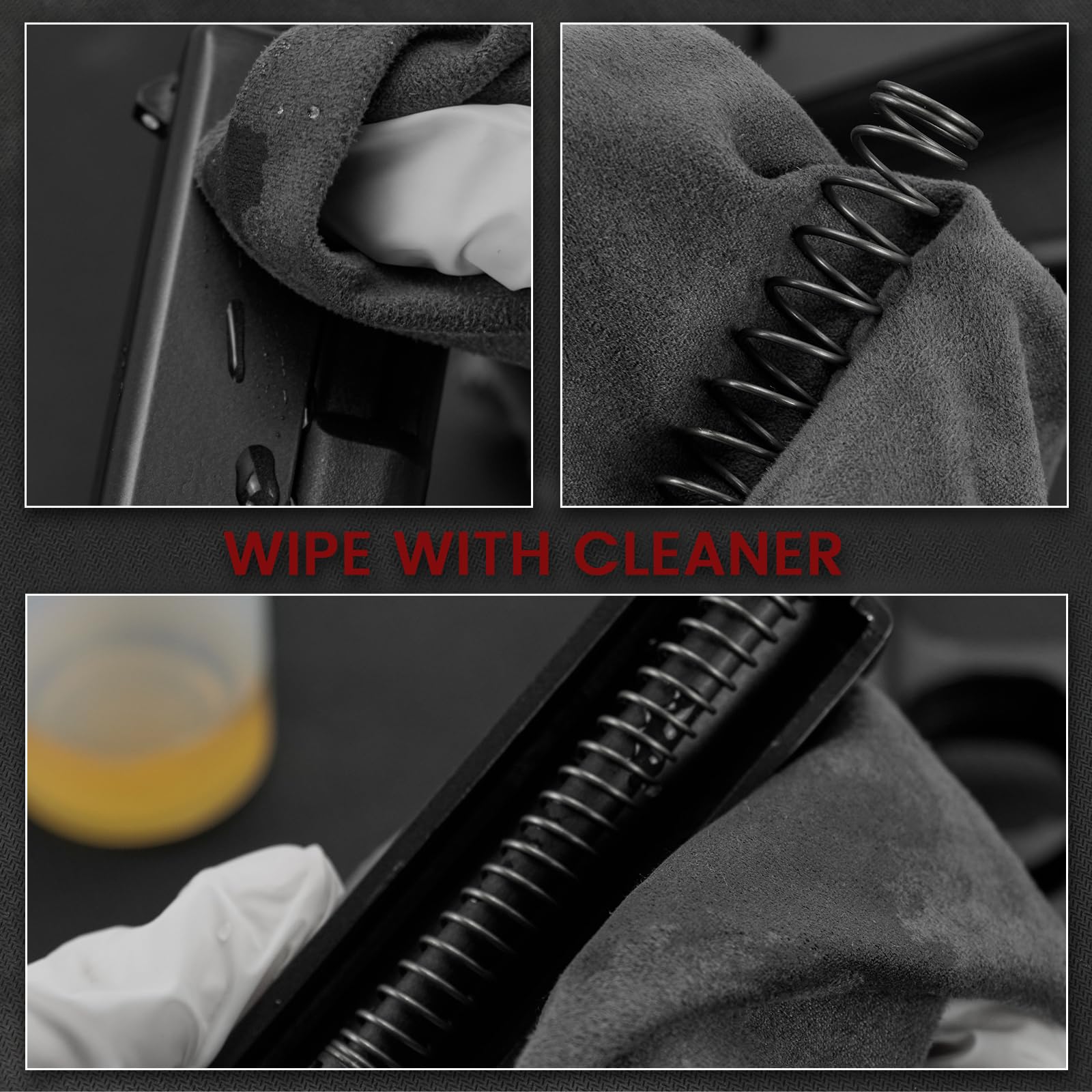 12"x12" Microsuede Gun Cleaning Cloth 3 Pack