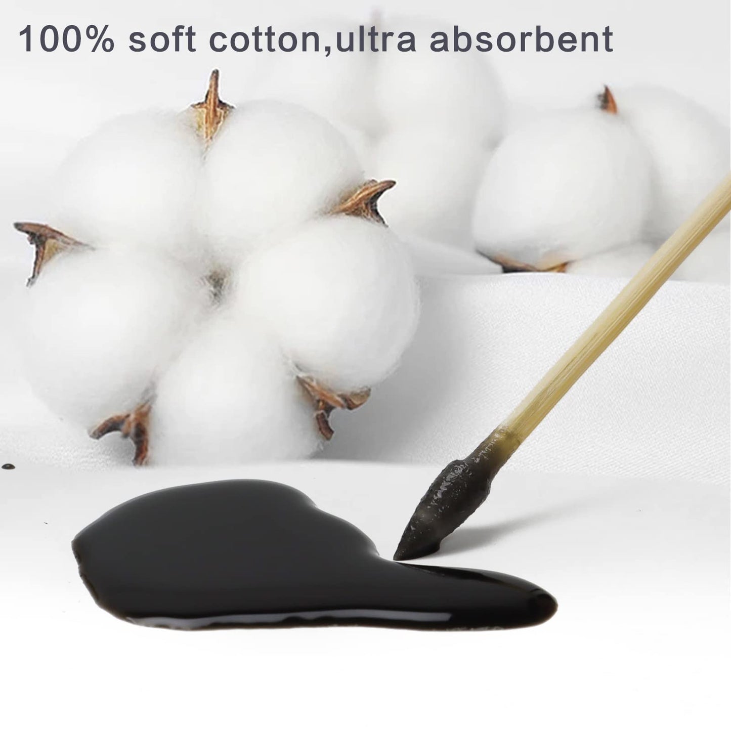 500 PCS 6-Inch Precision Gun Cleaning Swabs PINGMIC