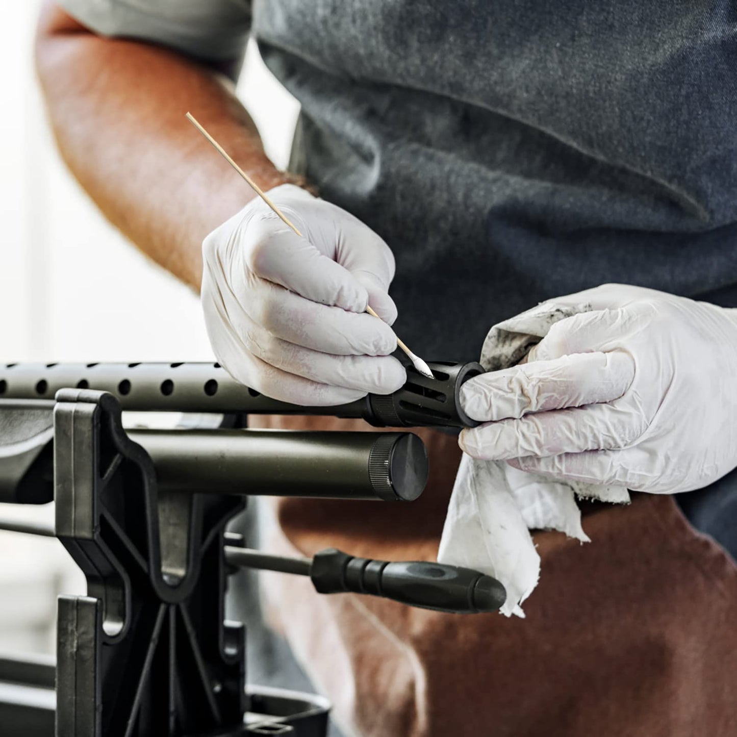 500 PCS 6-Inch Precision Gun Cleaning Swabs PINGMIC