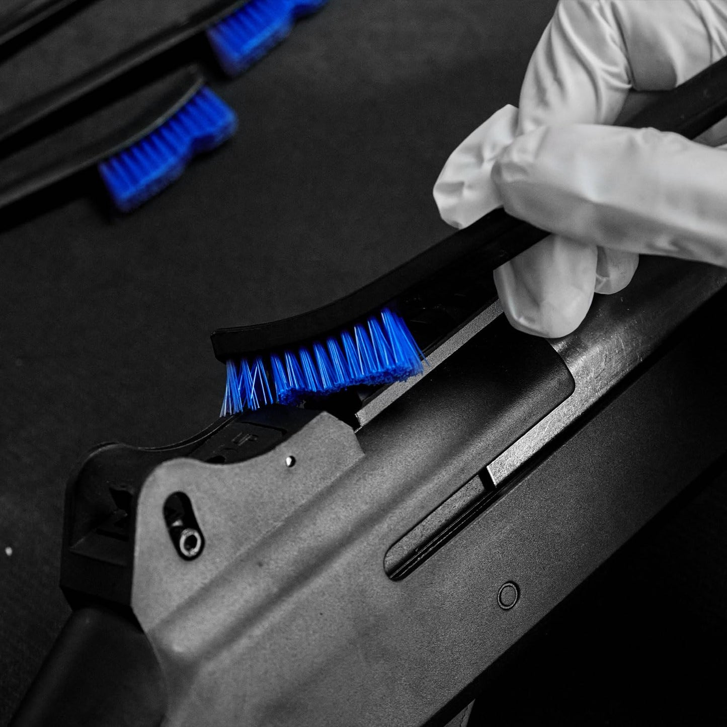 Double-Ended Gun Cleaning Nylon Bristle Brushes Set